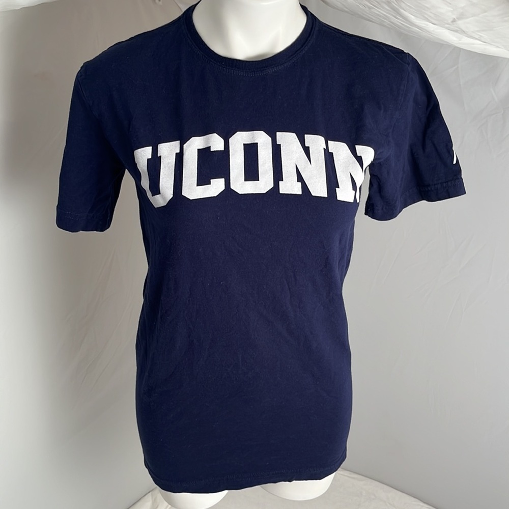 Alta Gracia navy blue UCONN University of Connecticut logo short sleeve t-shirt